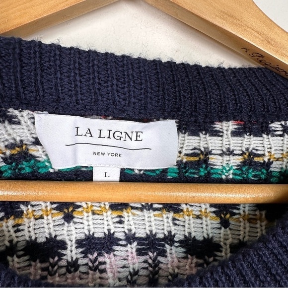 NWOT La Ligne Recurate Courchevel Henley Sweater L - Picture 6 of 9